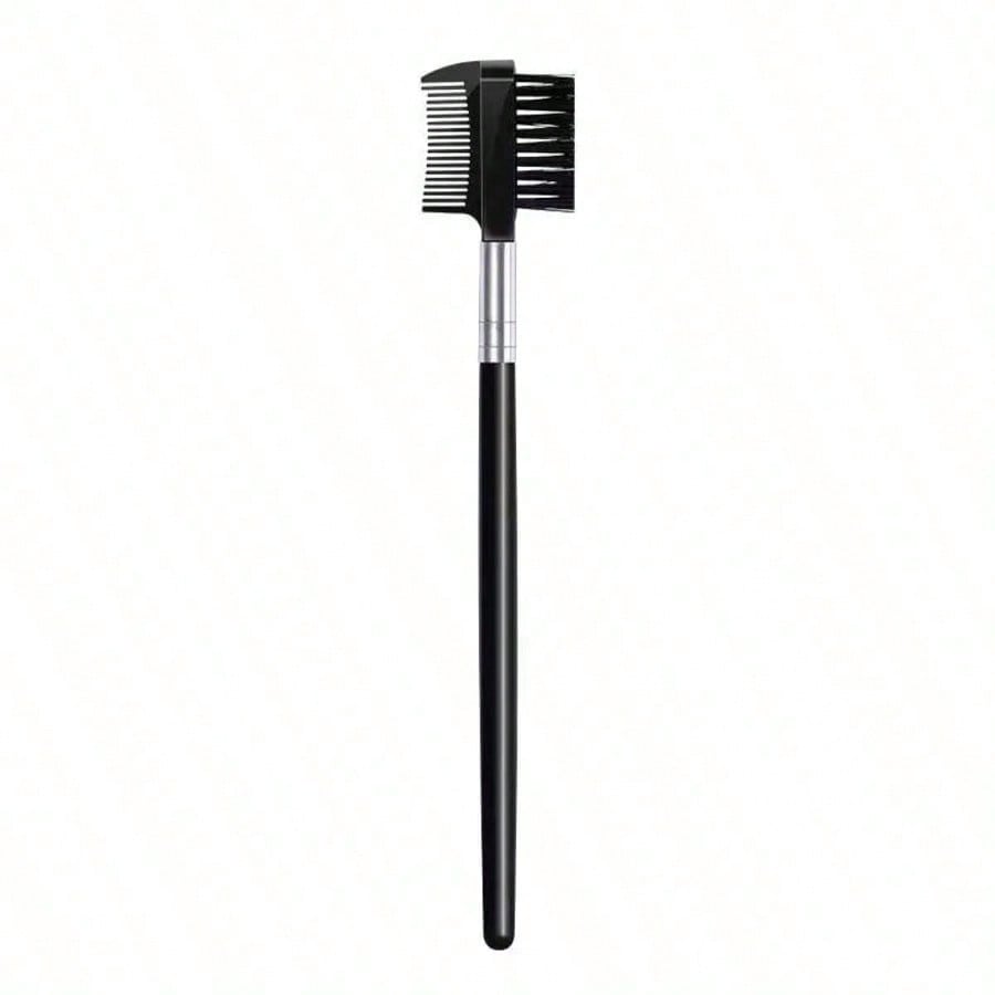 Eyelash Extensions - 1PC まつげコーム＆眉毛ブラシ 2-in-1 – まつげエクステ用のプロ仕様メイクアップツール、自己使用やギフトに最適