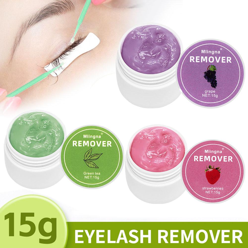 Eyelash Extension Adhesive - まつげ接着剤リムーバークリーム透明プロフェッショナルクイックアンロード接着剤ゼロ刺激リムーバークリームメイクアップツール