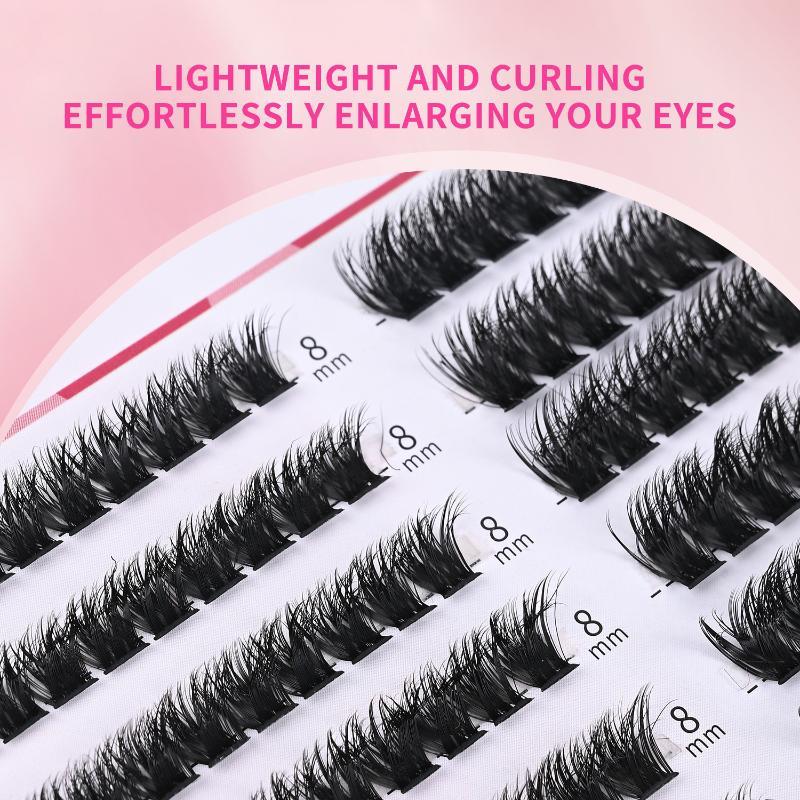Eyelash Extension Cluster - 30列クラスターラッシュエクステンション 8-16mmミックス ふわふわ 60D 80D 100D