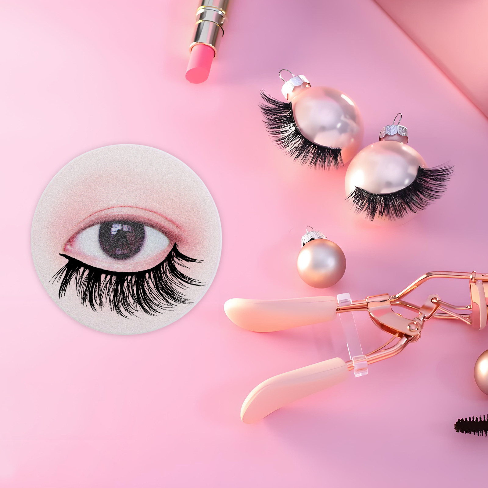 Eyelash Extensions - 3個入りまつげエクステ練習ボード ブラック 再利用可能 まつげトレーニングキット サロンディスプレイツール 初心者向け