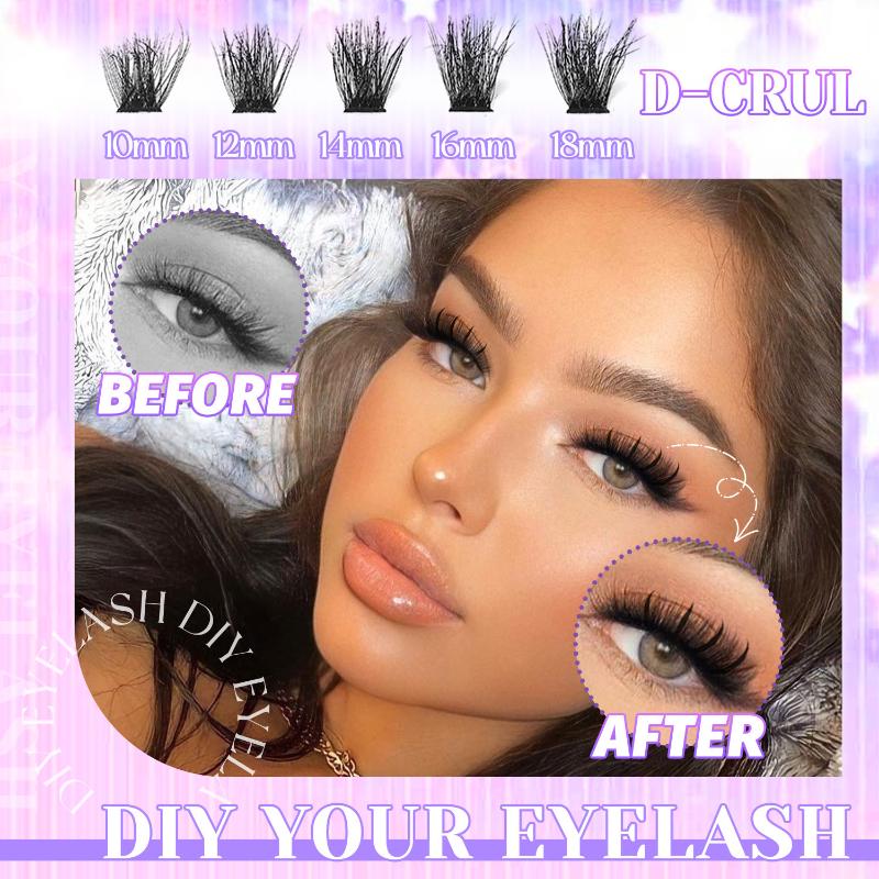 新しいまつげクラスターDIYまつげエクステミックストレイナチ - Eyelash Extension Cluster のレビューと価格