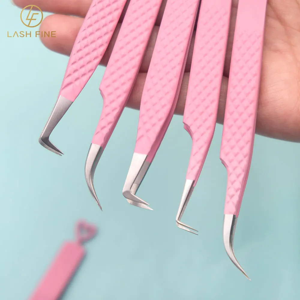 ステンレス鋼のハート型まつげエクステピンセット、ボリュームま - Eyelash Extension Volume Lashes のレビューと価格