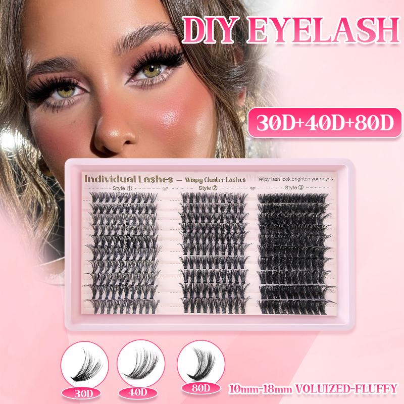 DIYまつげエクステキット スパイク付きまつげエクステンショ - Eyelash Extension Volume Lashes のレビューと価格