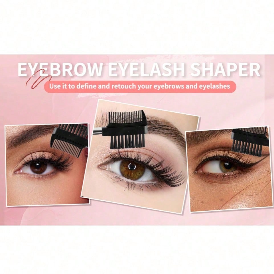 1PC まつげコーム＆眉毛ブラシ 2-in-1 – まつげエ - Eyelash Extensions のレビューと価格