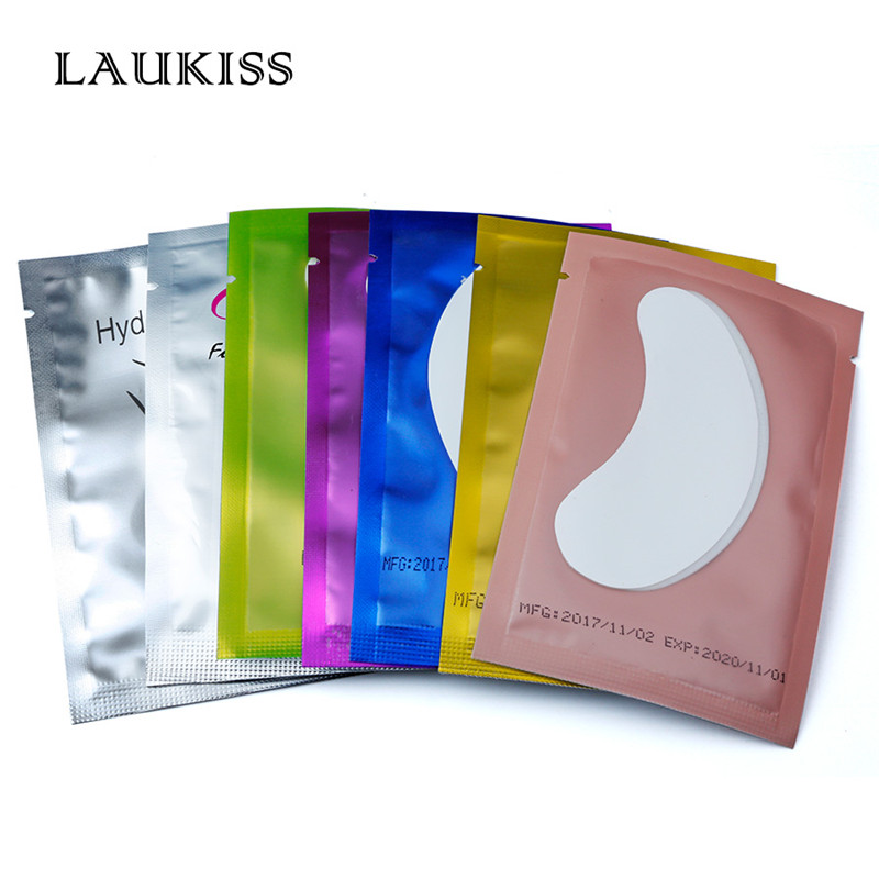 Laukiss 50/100/200 ペアまつげパッドゲルパ - Eyelash Extension Eye Mask のレビューと価格