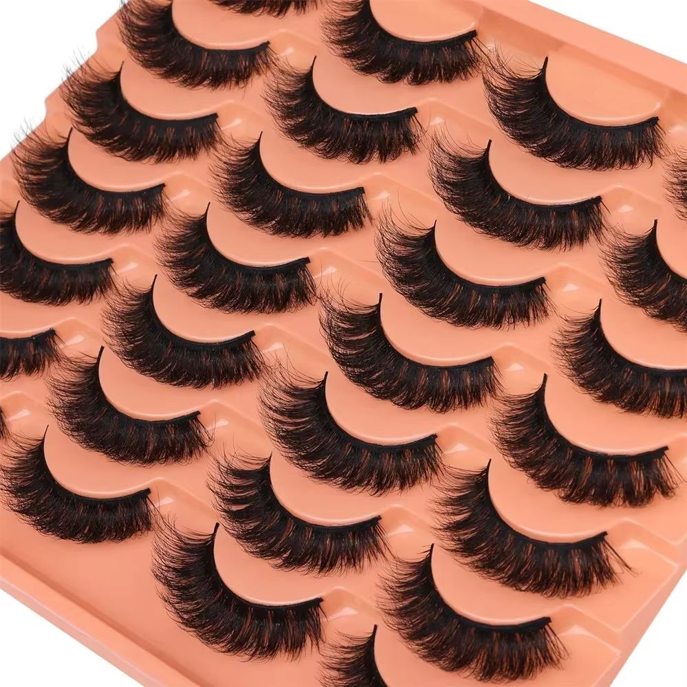 14ペア ナチュラルルック フェイクミンクつけまつげ キャッ - Eyelash Extension Volume Cat Eye のレビューと価格