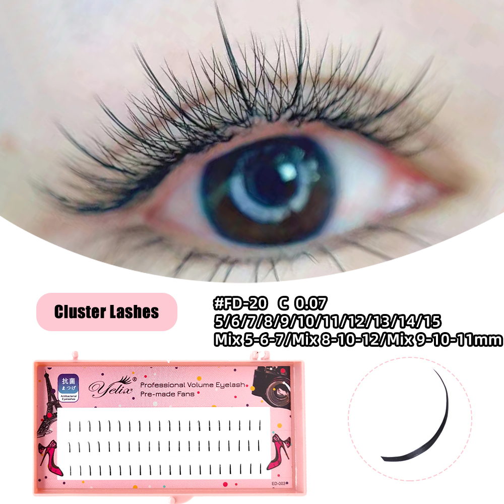 Yelix ナチュラルソフト個別まつげ コミックラッシュ C - Eyelash Extension C Curl のレビューと価格