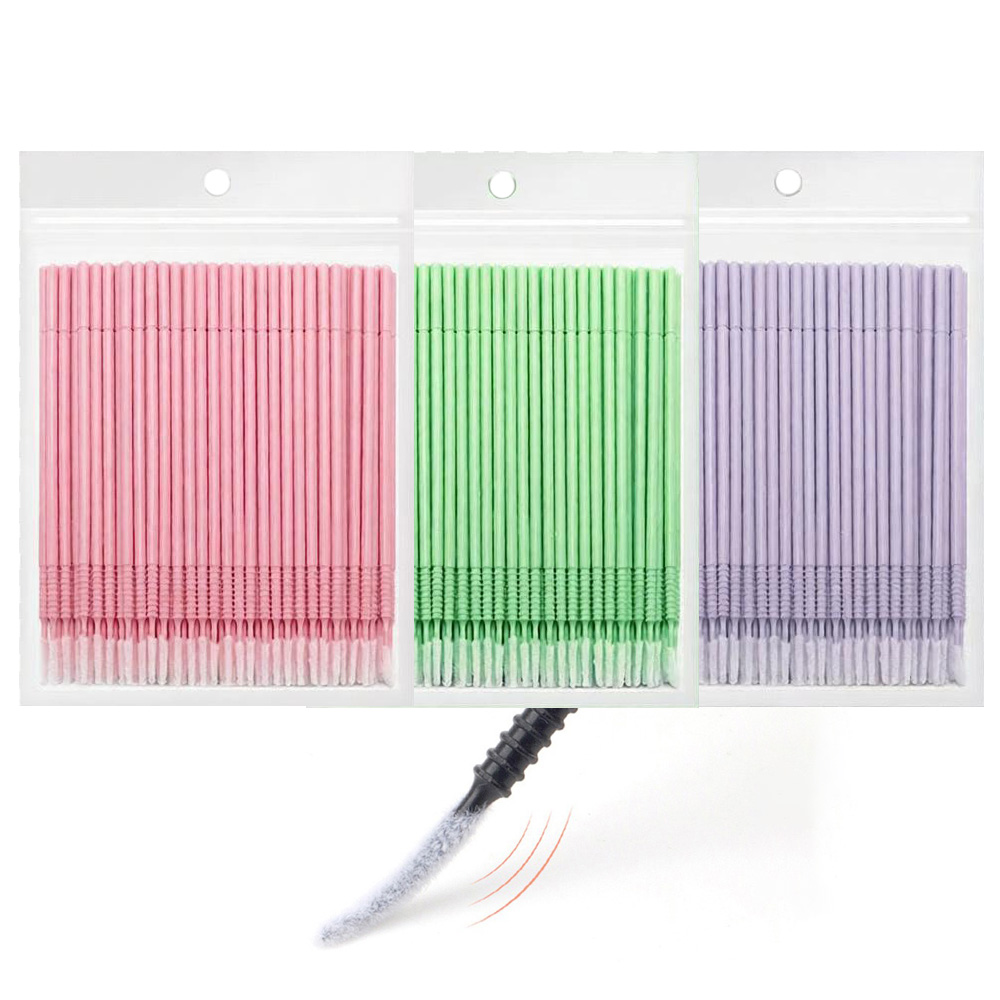 500本入りまつげエクステ洗浄スワブ ロング/ショートチップ - Eyelash Extension Adhesive のレビューと価格