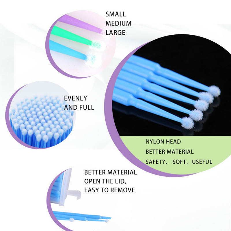 500本入りまつげエクステ洗浄スワブ ロング/ショートチップ - Eyelash Extension Adhesive のレビューと価格