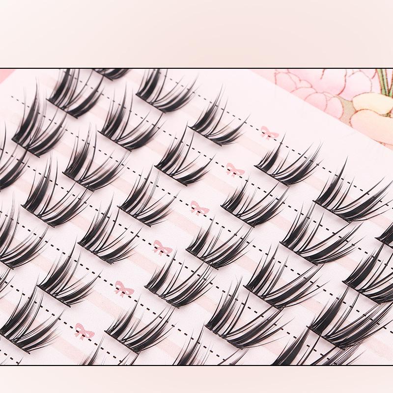 激安セール 10列 個別つけまつげ 8-13mm クラスター - Eyelash Extension Cluster のレビューと価格