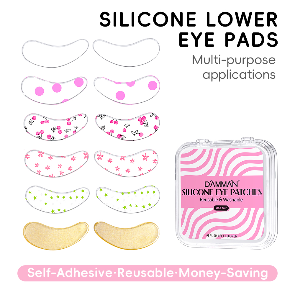 DAMMAN 1/5ペア シリコンアイパッチ まつげエクステ - Eyelash Extension Eye Mask のレビューと価格
