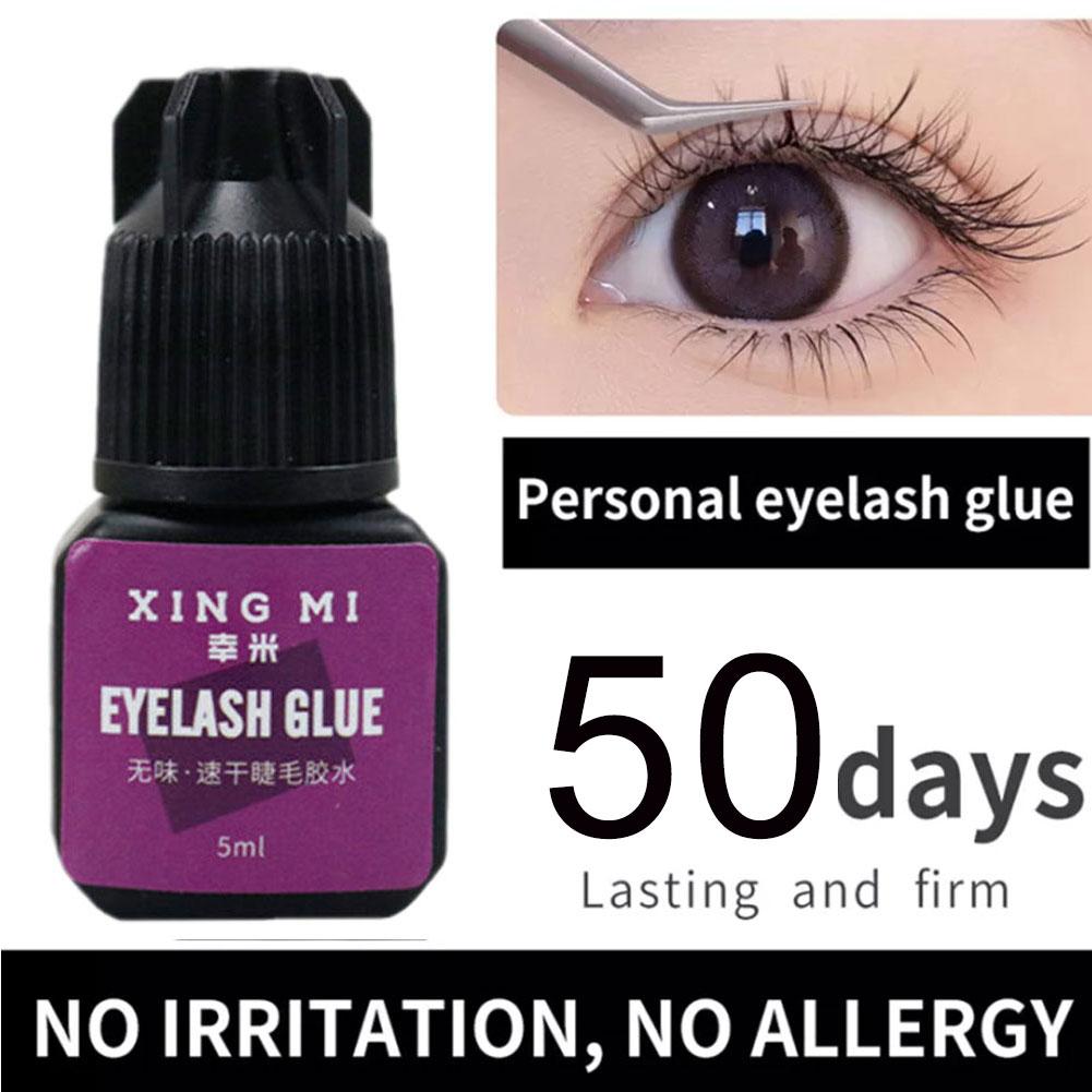 5ml速乾性強力つけまつげエクステ用接着剤、持続期間50日、 - Eyelash Extension Eye Irritation のレビューと価格