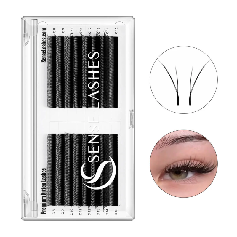 SENSE LASHES Fox YYシェイプまつげ 0.0 - Eyelash Extension C Curl のレビューと価格