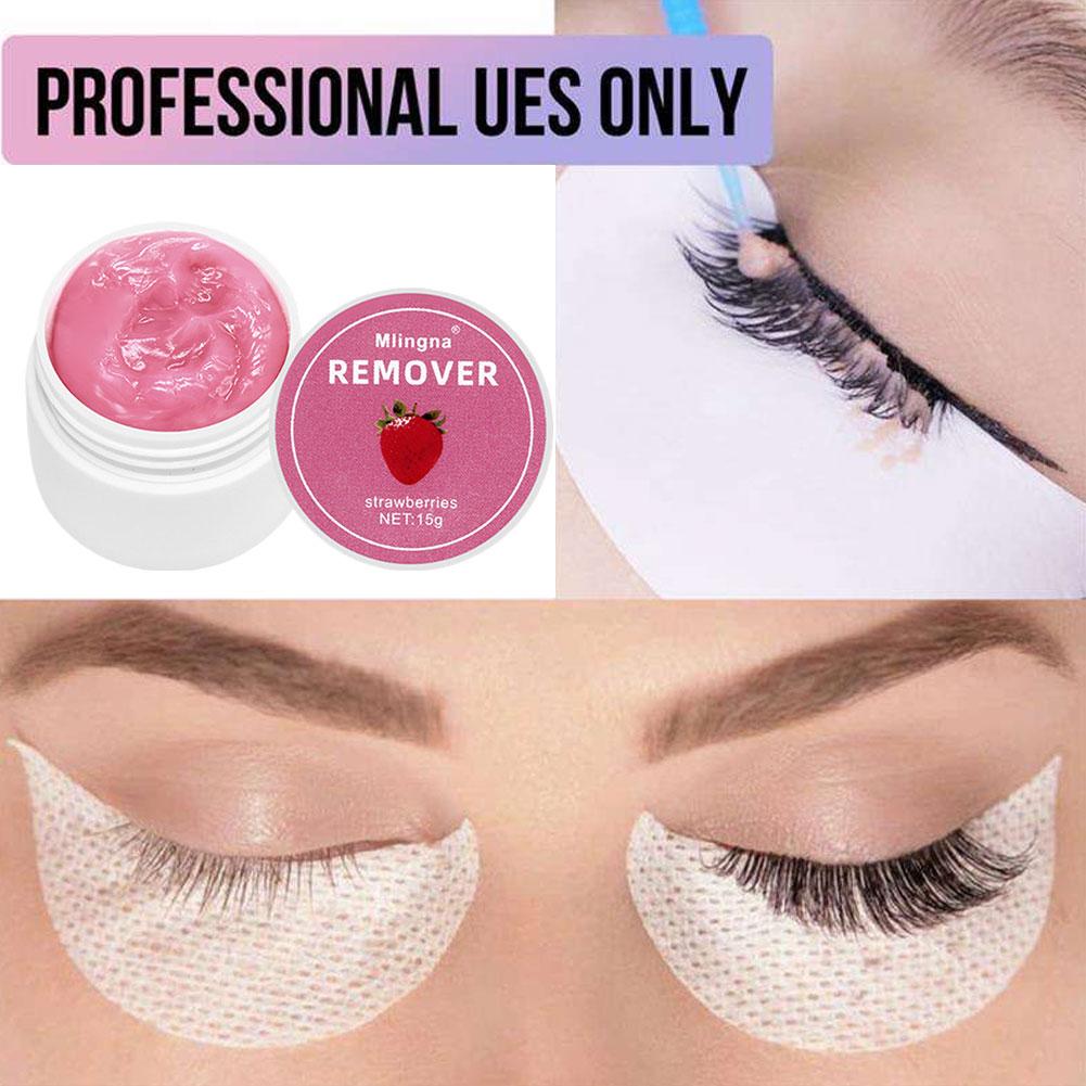 15 グラムまつげ接着剤除去クリームプロフェッショナルまつげ - Eyelash Extensions のレビューと価格