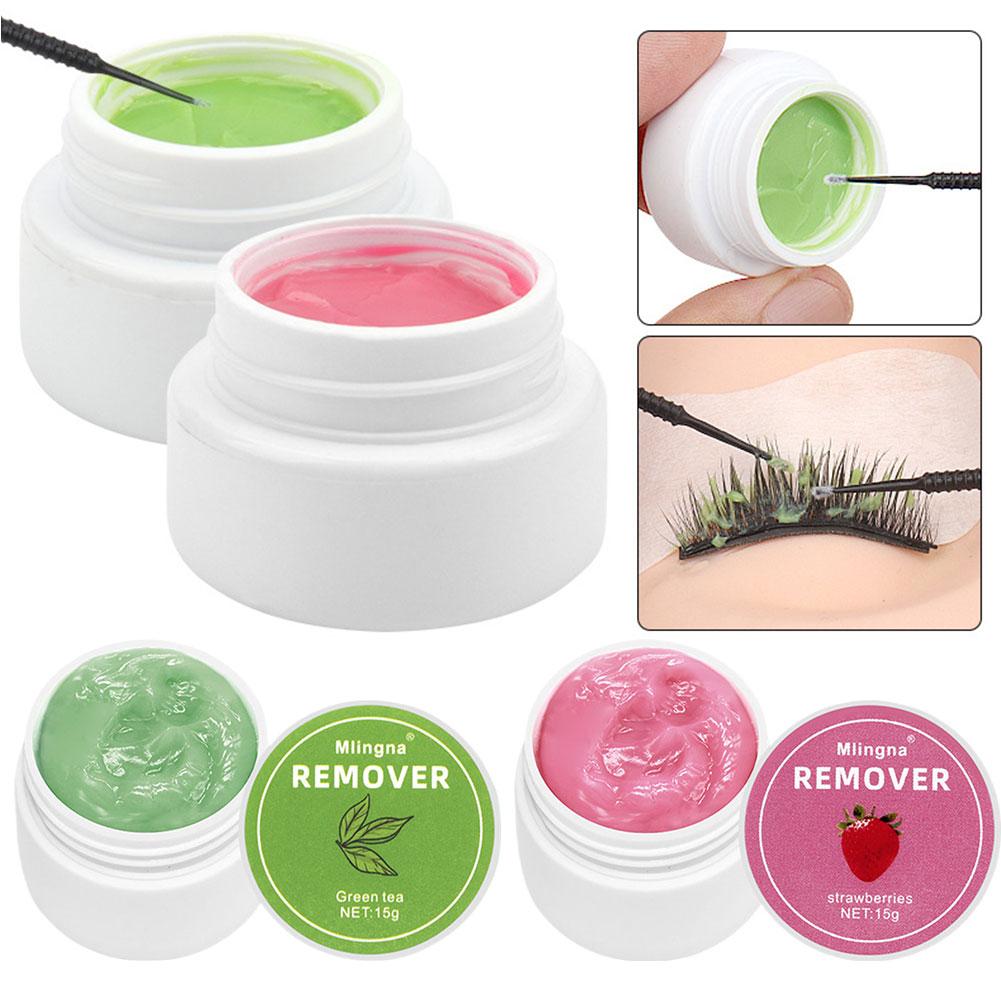 まつげ接着剤リムーバークリーム透明プロフェッショナルクイック - Eyelash Extension Adhesive のレビューと価格