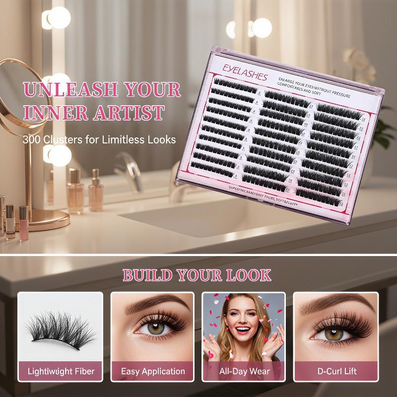 30列クラスターラッシュエクステンション 8-16mmミック - Eyelash Extension Cluster のレビューと価格