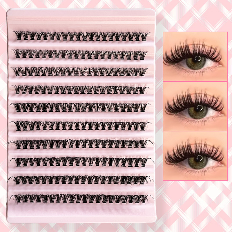 個々のまつげ エクステ用つけまつげ 8-16mm 200本入 - Eyelash Extension Cluster のレビューと価格