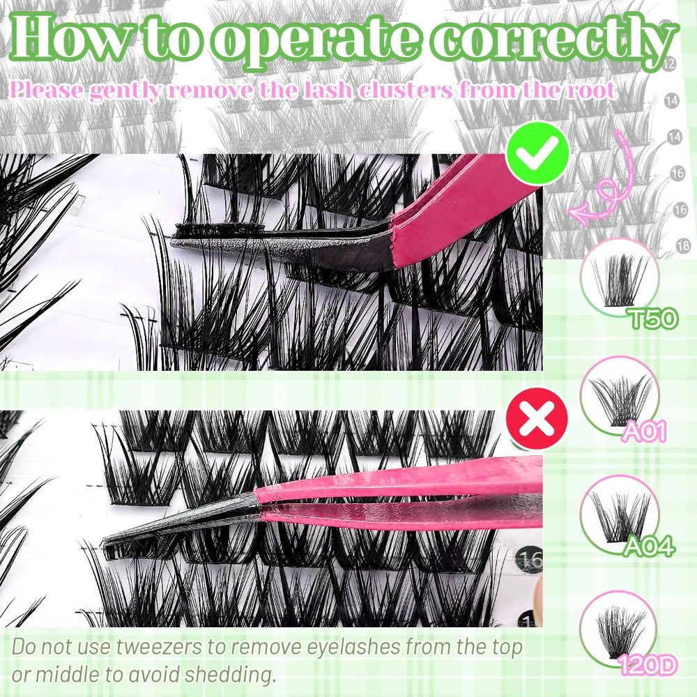 ナチュラルルックつけまつげ ボンド＆シール クラスターデザイ - Eyelash Extension Cluster のレビューと価格