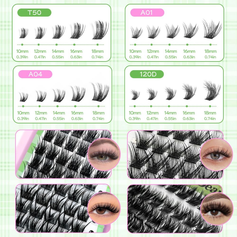 ナチュラルルックつけまつげ ボンド＆シール クラスターデザイ - Eyelash Extension Cluster のレビューと価格