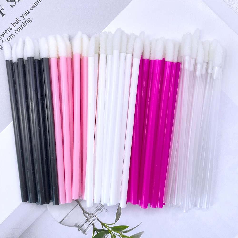 50/500 個使い捨てリップブラシまつげエクステンションメ - Eyelash Extensions のレビューと価格