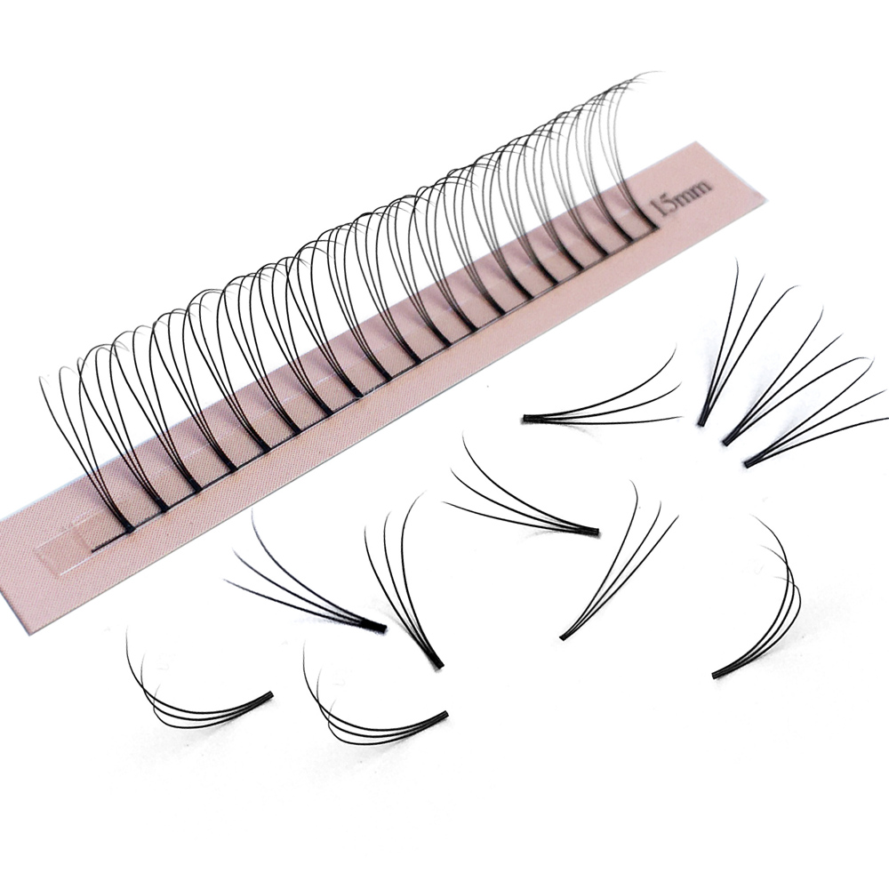 女神 3D 既成ファンまつげエクステンションショートルート  - Eyelash Extension Russian Volume のレビューと価格