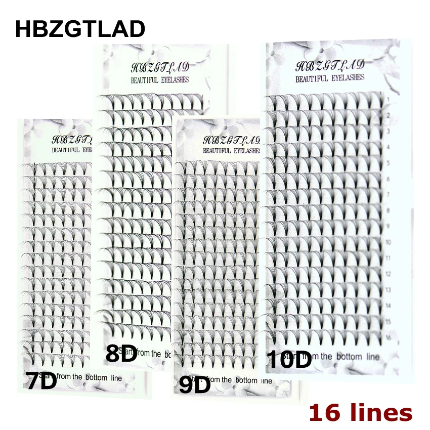 HBZGTLAD 16ライン大容量プレメイドボリュームファン - Eyelash Extension Russian Volume のレビューと価格