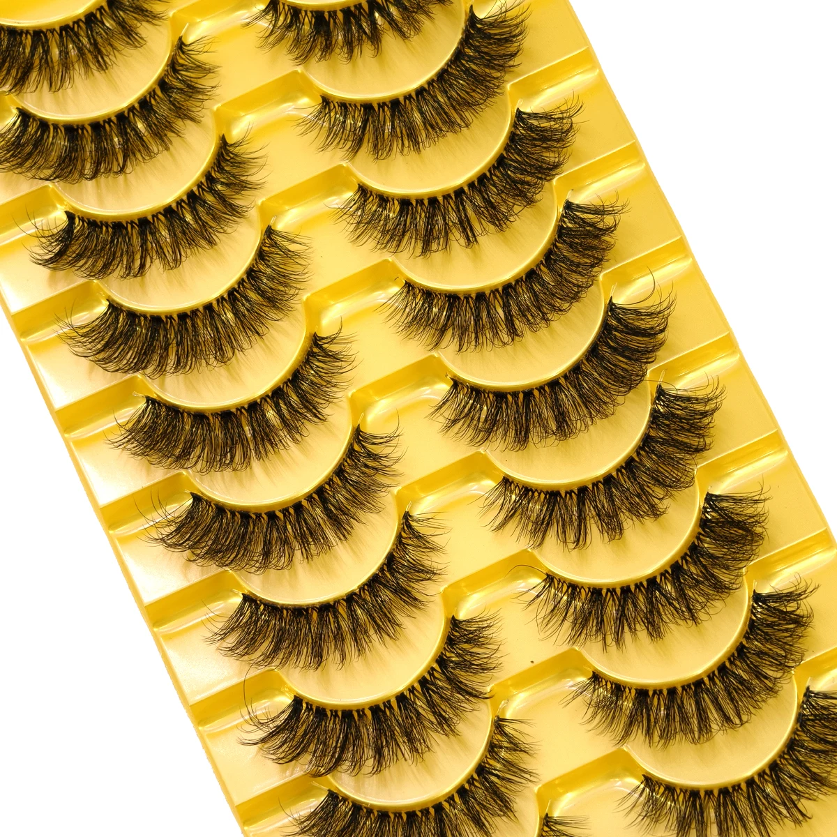 AMSDCN 7D キャットアイふわふわミンクつけまつげナチ - Eyelash Extension Volume Cat Eye のレビューと価格