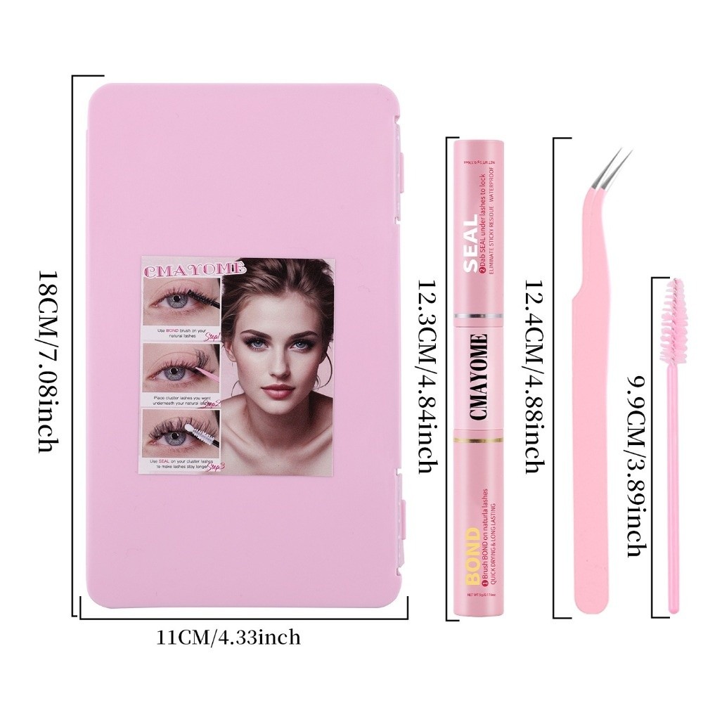 ボンドアンドシールつけまつげ ナチュラルルック 5D ふわふ - Eyelash Extension Volume Lashes のレビューと価格