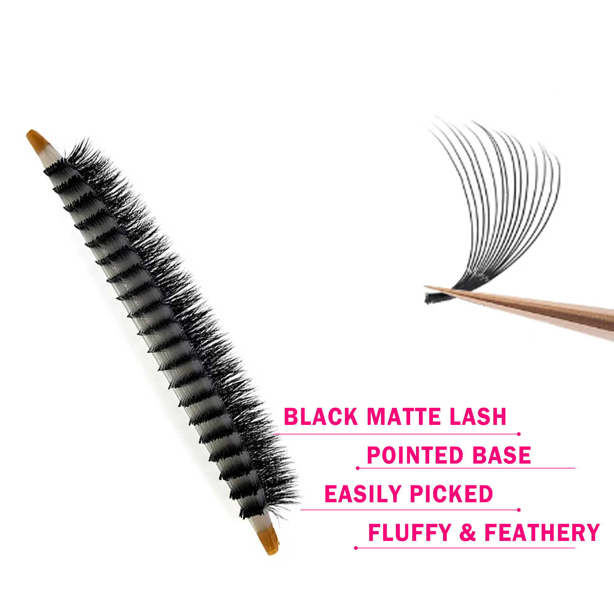 CoMango 600ファンズプレメイドボリュームファン C - Eyelash Extension Volume Cat Eye のレビューと価格