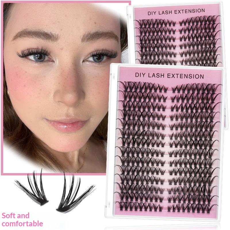 20個入り DIYつけまつげ セルフエクステ ソフトボリュー - Eyelash Extension Cluster のレビューと価格