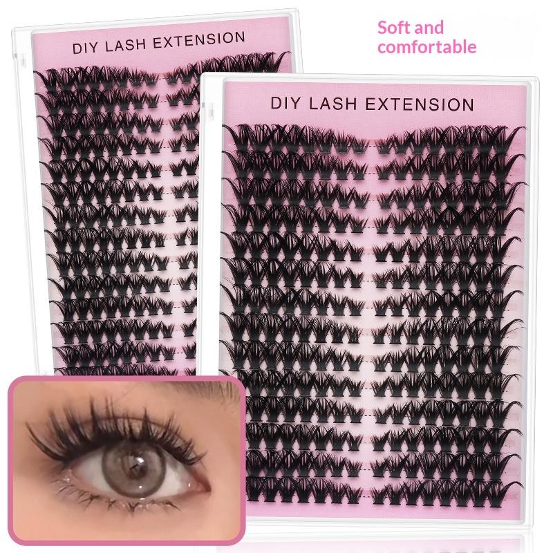 20個入り DIYつけまつげ セルフエクステ ソフトボリュー - Eyelash Extension Cluster のレビューと価格
