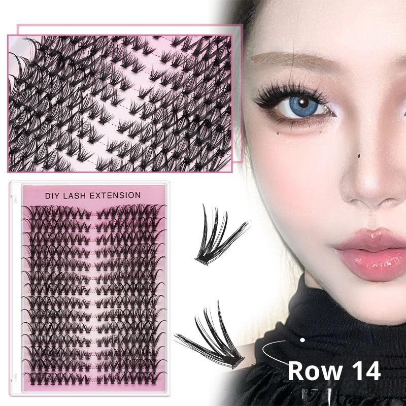 20個入り DIYつけまつげ セルフエクステ ソフトボリュー - Eyelash Extension Cluster のレビューと価格