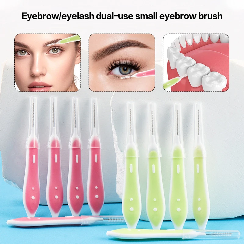 10 個の眉毛ブラシミニ眉リフティングブラシ使い捨てメイクア - Eyelash Extensions のレビューと価格