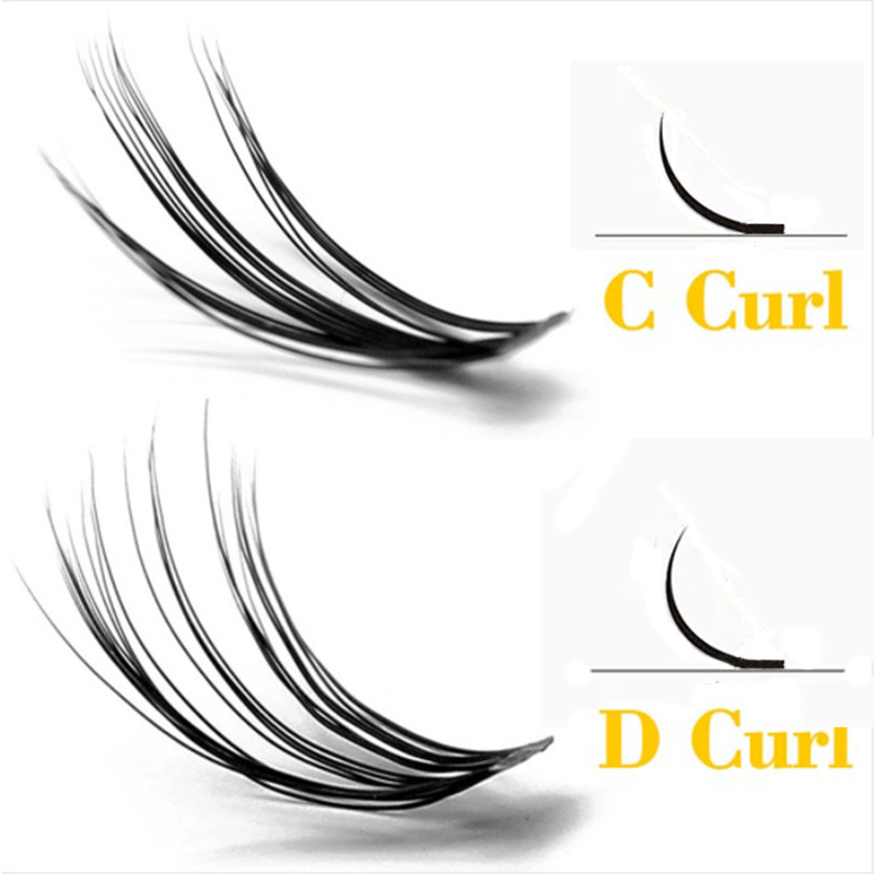 20/30D ミンクまつげナチュラルまつげ束 1 ボックス/ - Eyelash Extension Russian Volume のレビューと価格
