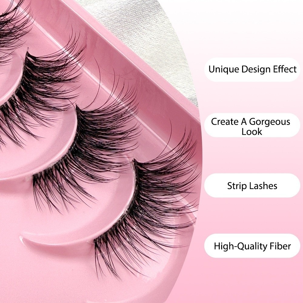 10ペア 再利用可能な3Dドラマティックつけまつげ 手作り  - Eyelash Extension Volume Cat Eye のレビューと価格