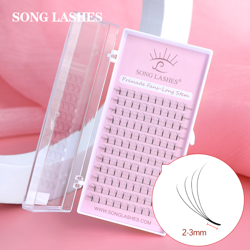 Songling-個々のまつげエクステ,長い根2dから6D, - Eyelash Extension Russian Volume のレビューと価格
