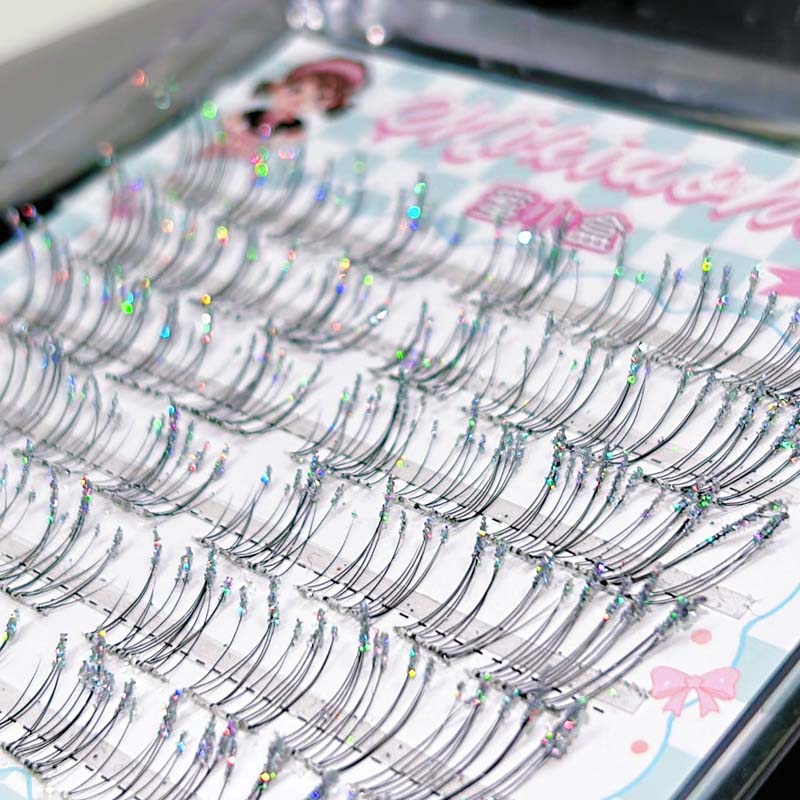 ミクシャオヘ 韓国風 自己粘着式 ダイヤモンドラッシュ 星空 - Eyelash Extension Korea のレビューと価格