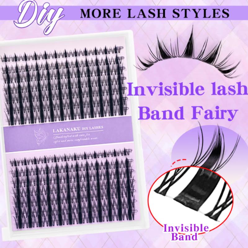 自然なまつげ まつげ束 個別でふわふわ 簡単装着 初心者向け - Eyelash Extension Cluster のレビューと価格