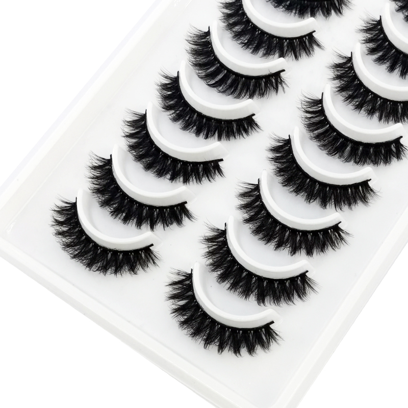 HBZGTLAD ロシアストリップまつげ 10 ペア 3D  - Eyelash Extension Russian Volume のレビューと価格