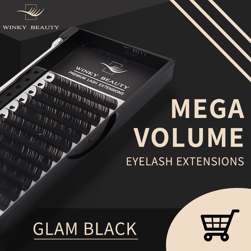 Winky-ロシアのボリューム,クラシックなシルクのまつげエ - Eyelash Extension Russian Volume のレビューと価格
