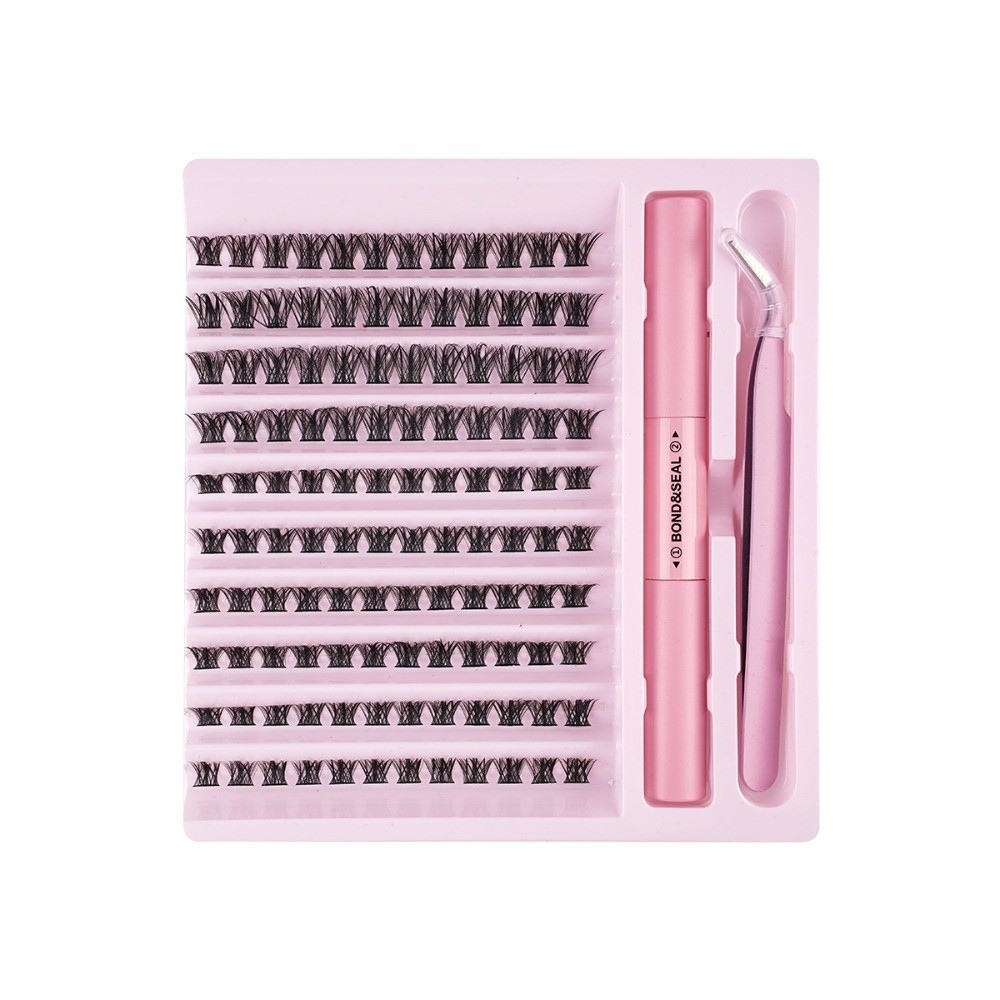 高品質ボンド＆シールつけまつげ　ウィスピー風ナチュラルルック - Eyelash Extension Cluster のレビューと価格