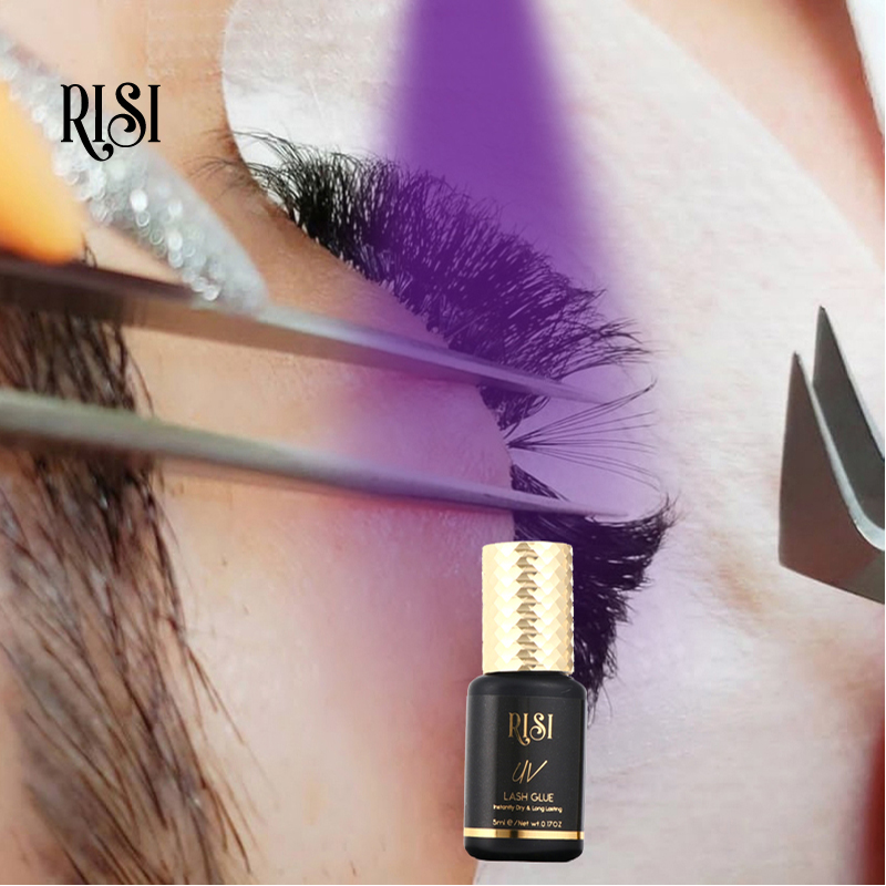 速乾性UVアイラッシュエクステンション接着剤、強力で長持ち、 - Eyelash Extension Eye Irritation のレビューと価格