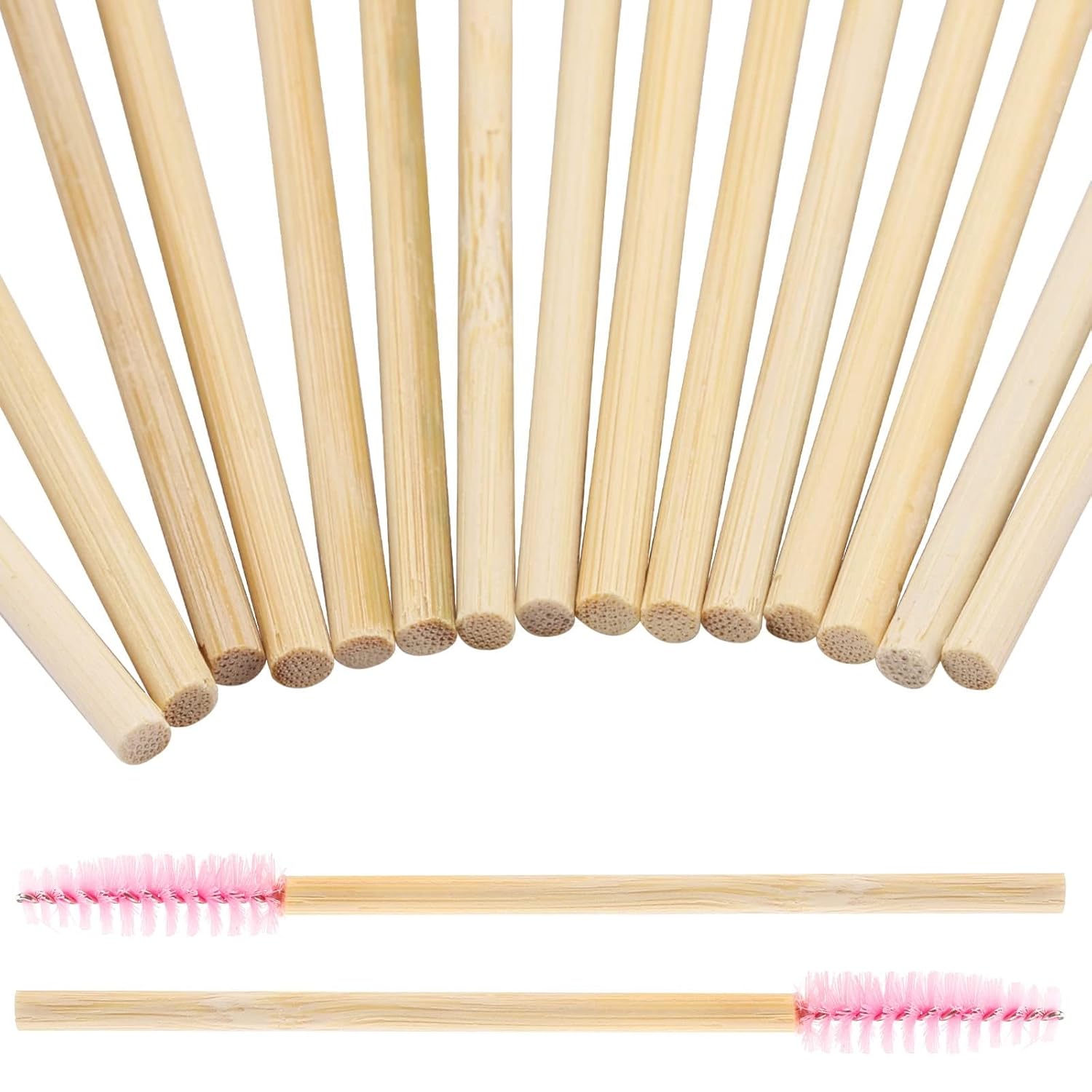 卸売300本入り使い捨てマスカラワンドまつげブラシスプーリー - Eyelash Extensions のレビューと価格