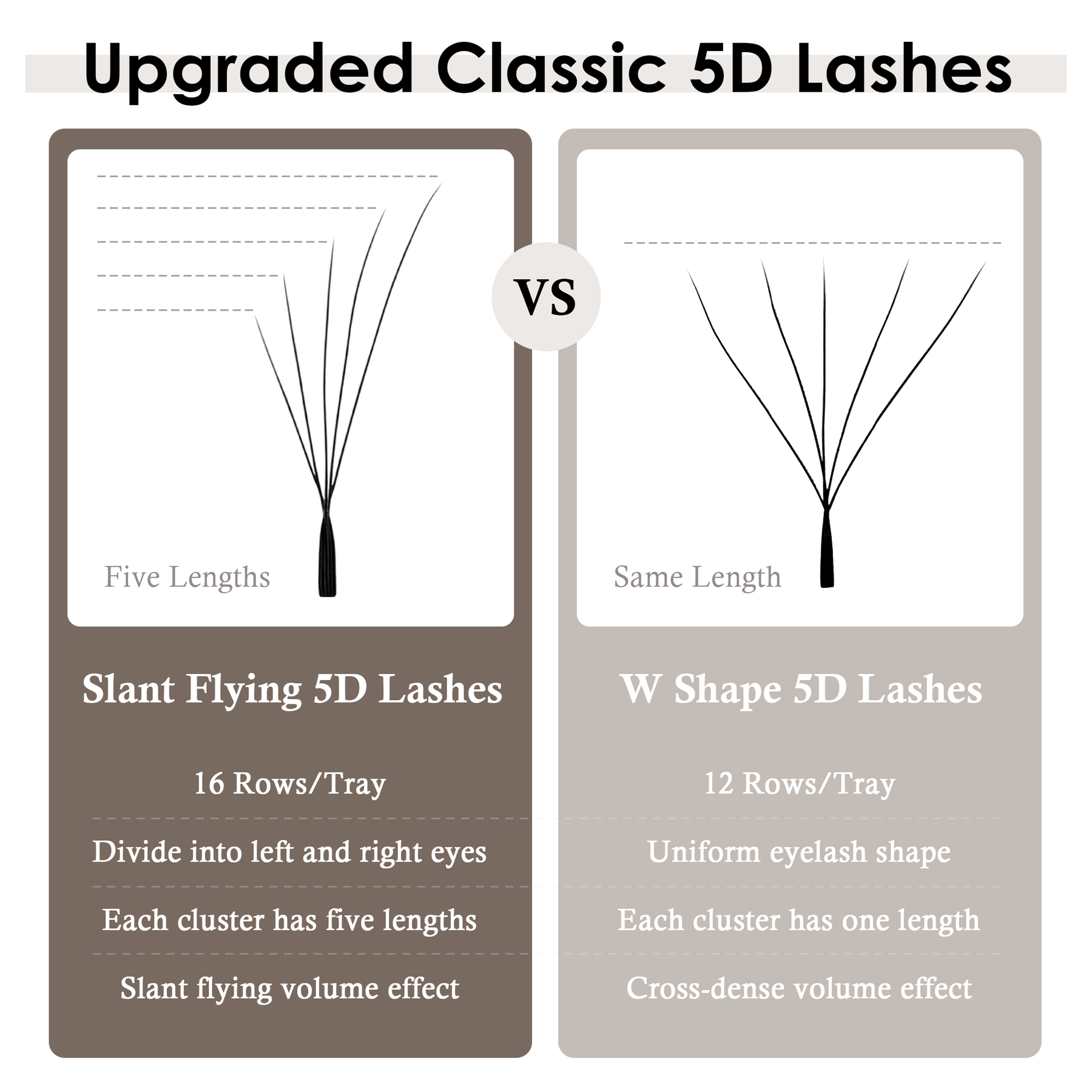 SEEDEW Fox 5D まつげエクステンション W型クロ - Eyelash Extension Volume Cat Eye のレビューと価格