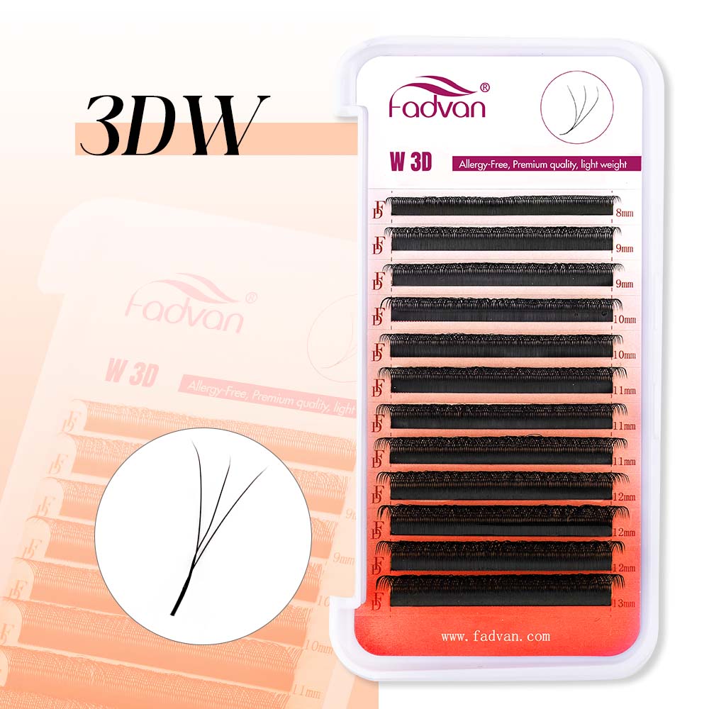 FADVAN 3D まつげ W 型まつげカール D/C/CC - Eyelash Extension C Curl のレビューと価格