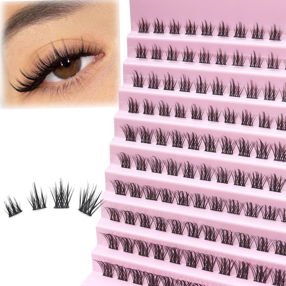 ナチュラルルックつけまつげ ウィスピー風 ボンド＆シール D - Eyelash Extension Cluster のレビューと価格