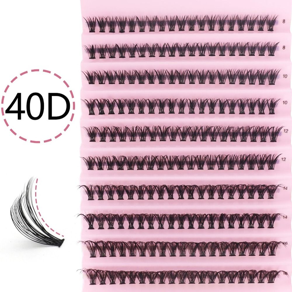 個別のまつげエクステクラスター,ナチュラルラッシュ,混合トレ - Eyelash Extension C Curl のレビューと価格