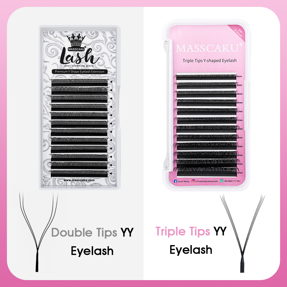 男性と女性のための自然なつけまつげ,既製のファン,手織り,ロ - Eyelash Extension Russian Volume のレビューと価格