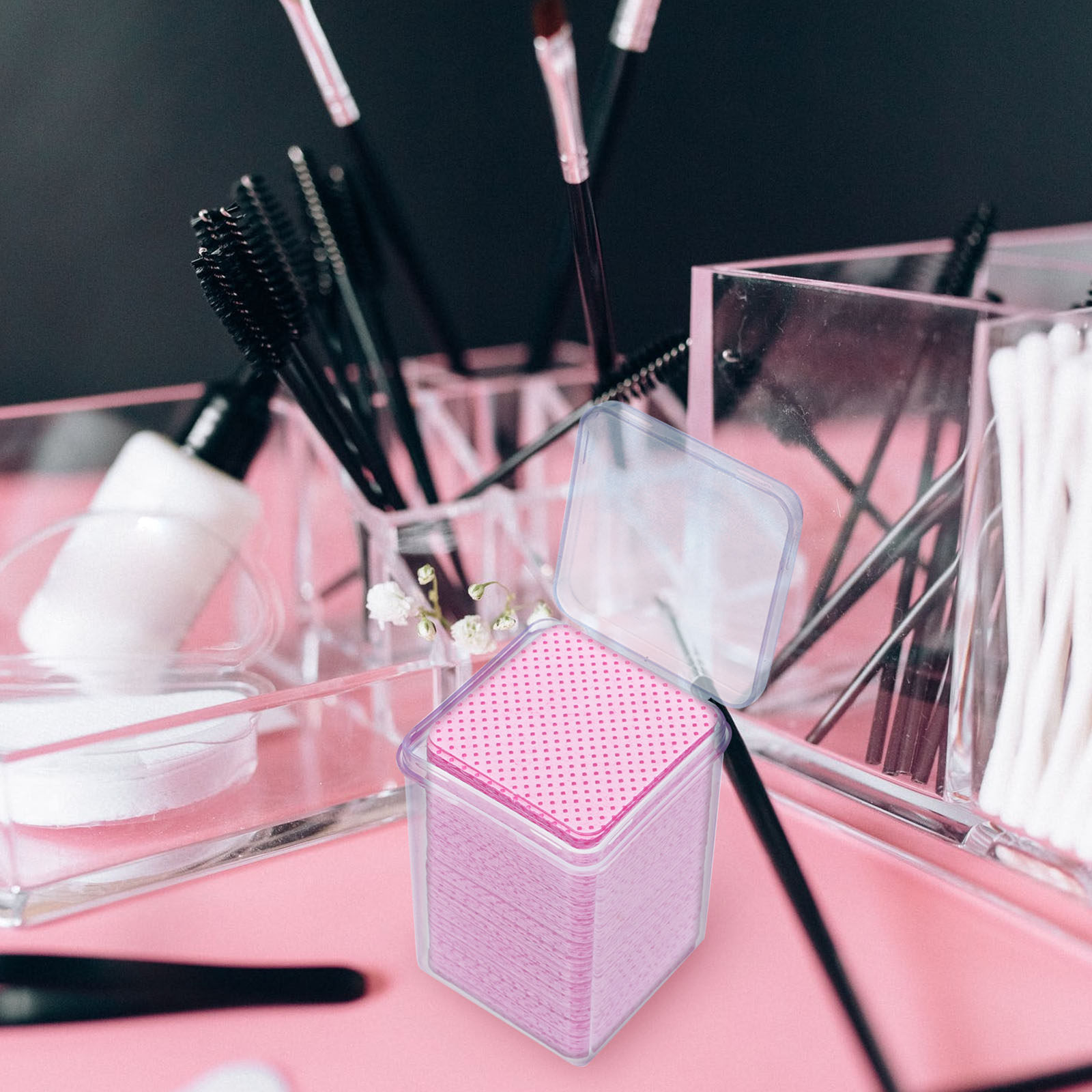 600枚入りクリーニングコットンワイプ まつげエクステ除去ツ - Eyelash Extensions のレビューと価格