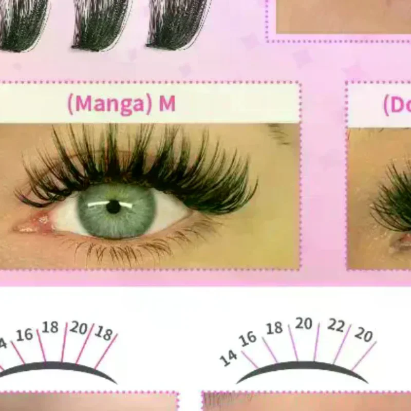 まつげクラスターキット まつげスパイク まつげクラスター ボ - Eyelash Extension Volume Lashes のレビューと価格